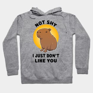 Not shy I just don't like you Capybara Hoodie